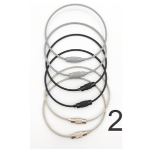 Floss Bobbin Rings Grey Set 2