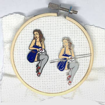 Stitching Vintage Pinup Needle Minder