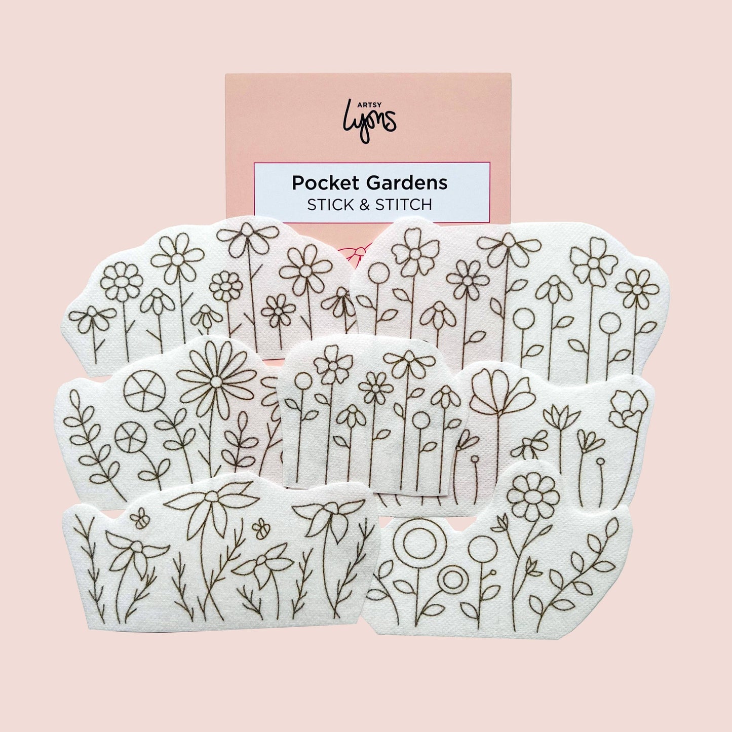 Pocket Gardens Stick & Stitch Embroidery Pack