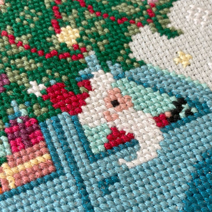 Driving Home for Christmas Cross Stitch Kit