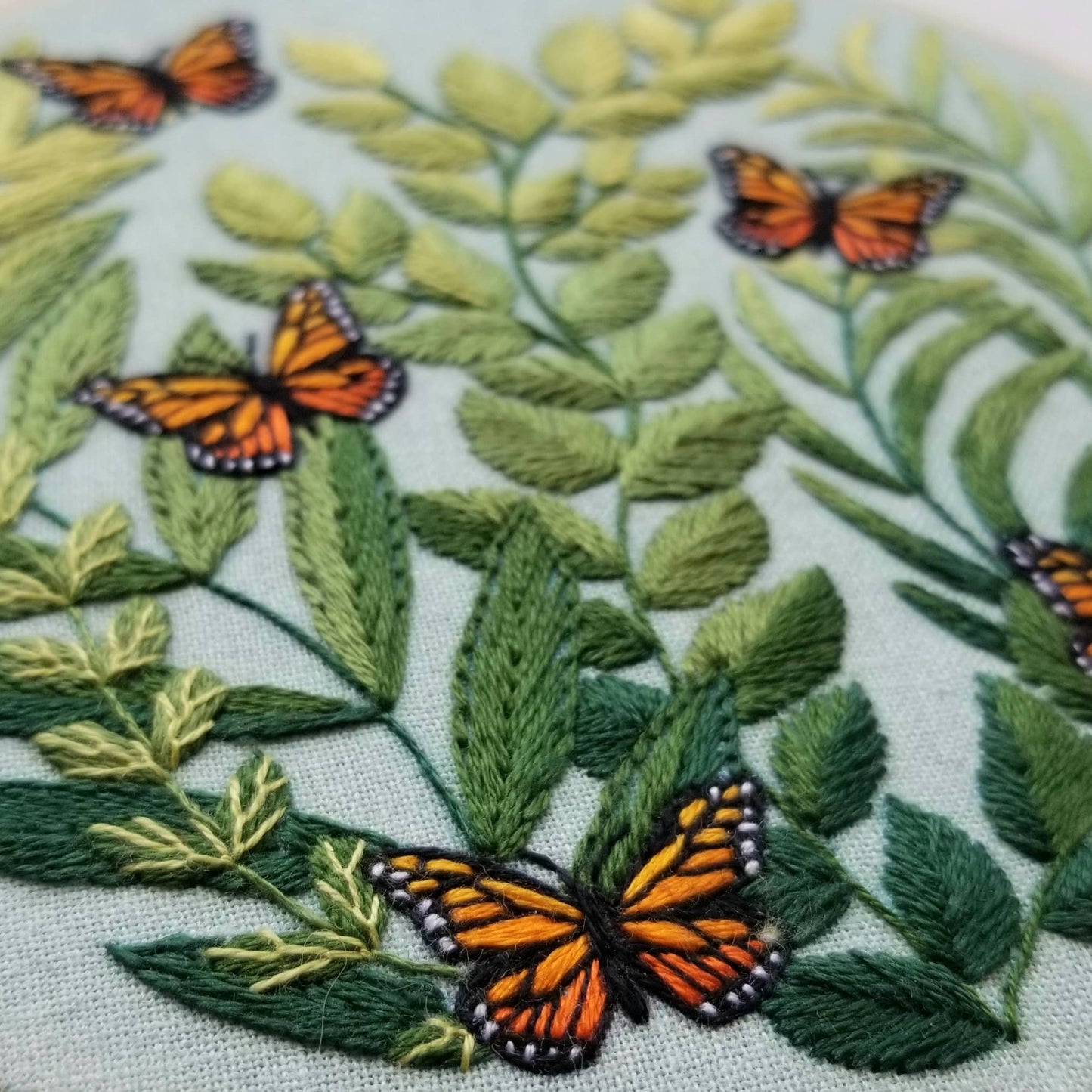 Love Grows Butterfly Hand Embroidery Kit