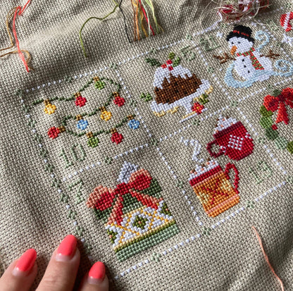 Feeling Festive Advent Cross Stitch Kit