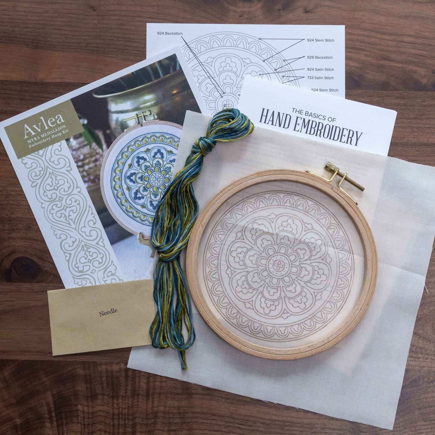 Myra Medallion Embroidery Kit