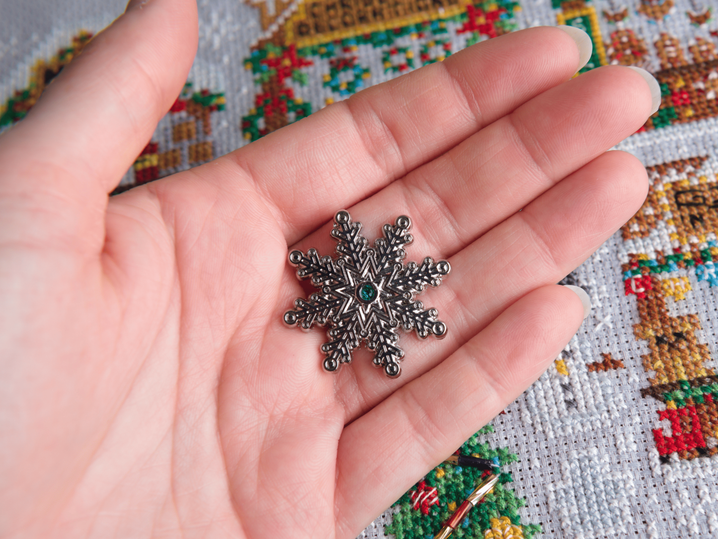 Sneeuwvlok Needle Minder