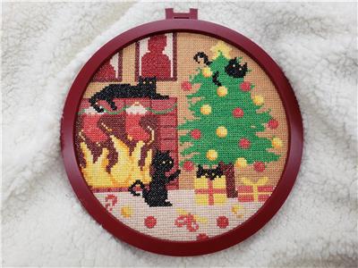 Christmas with Cats Pattern