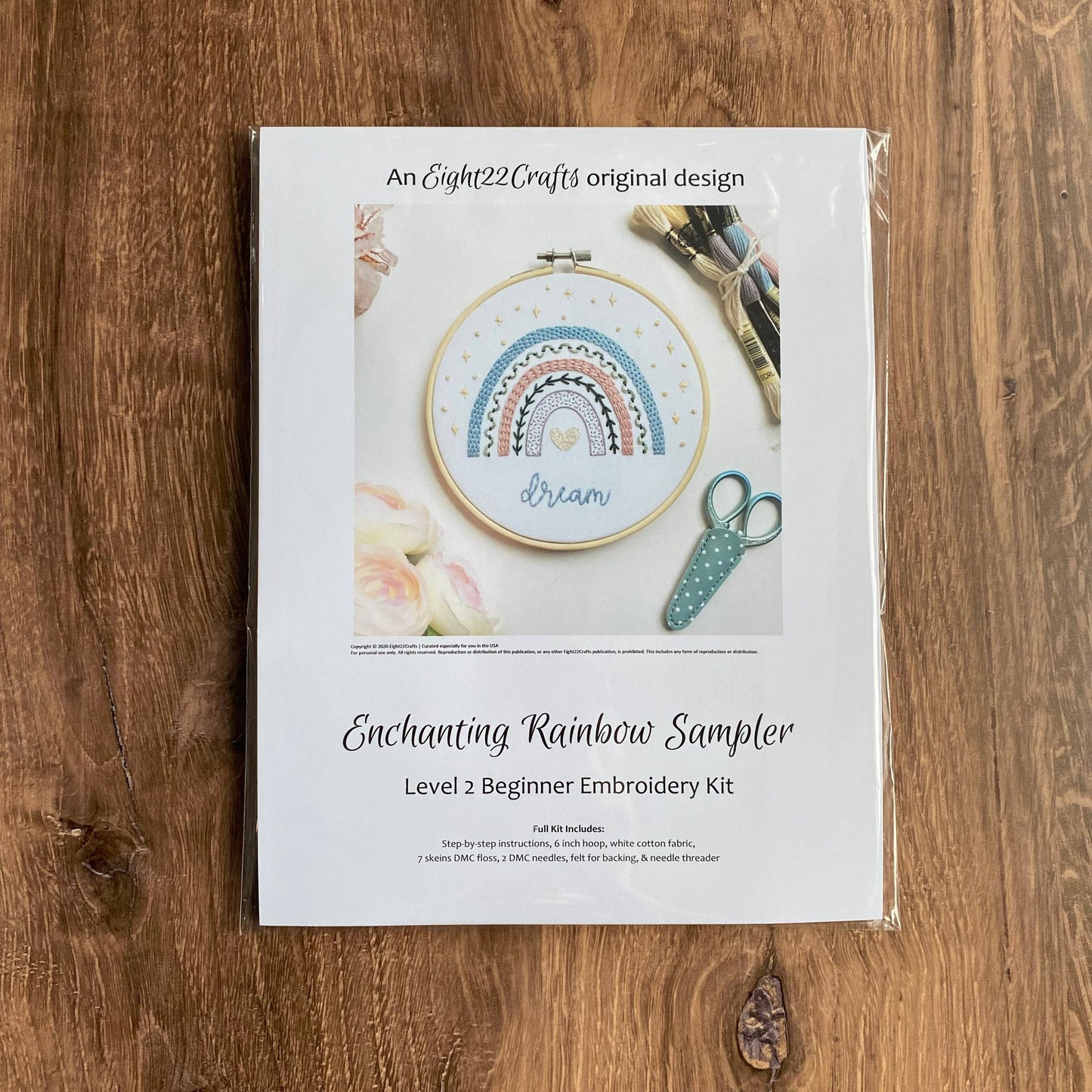 Enchanting Rainbow Sampler Embroidery Kit Level 2