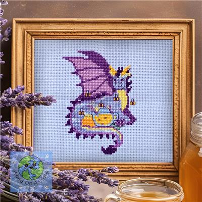 Honey Lavender Tea Dragon Pattern