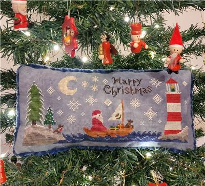 Santa at Sea Pattern