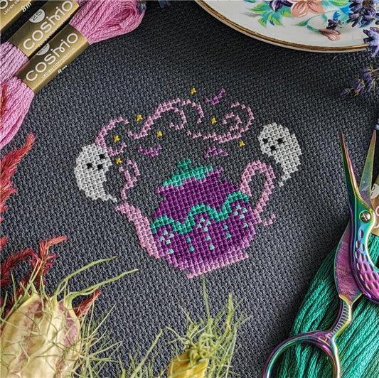 Haunted Teapot Pattern