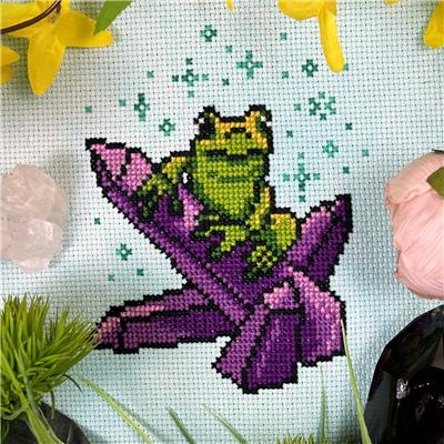Crystal Frog Pattern