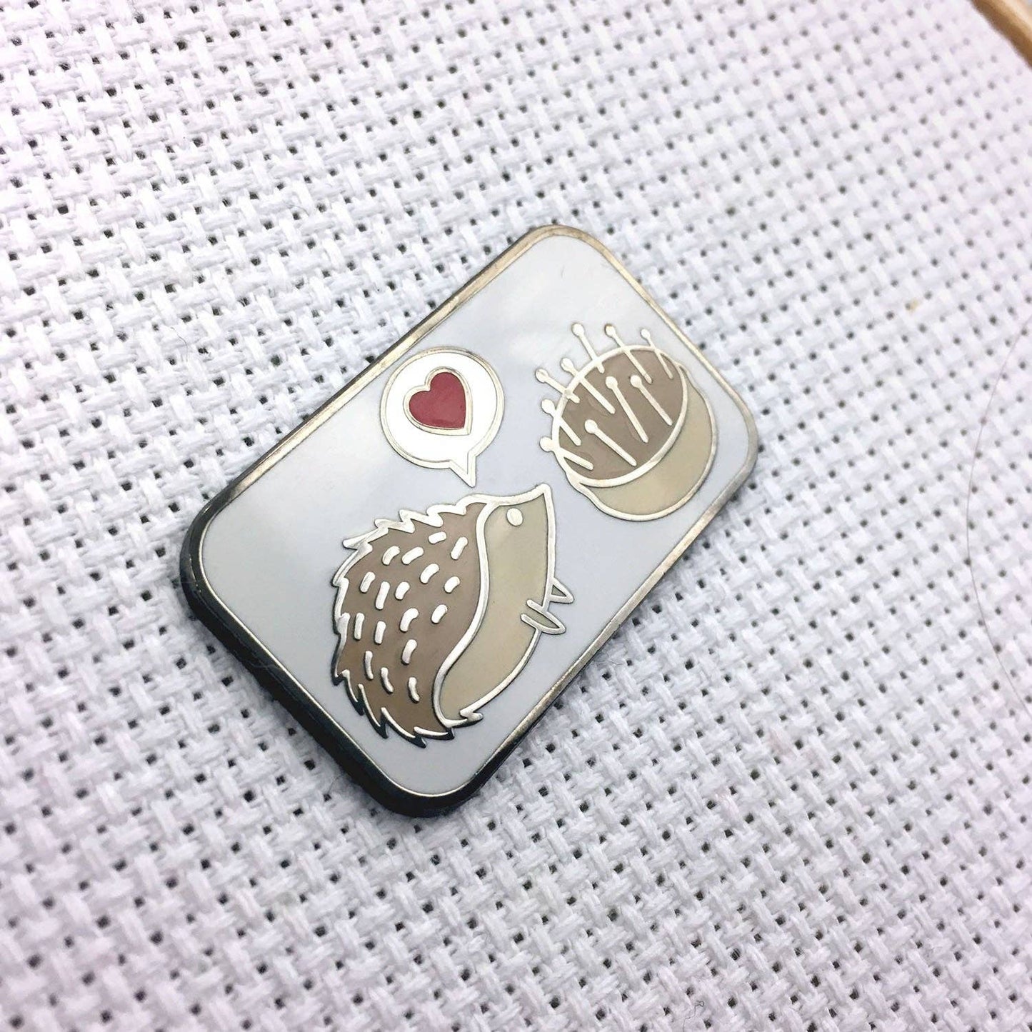 Hedgehog Pincushion Love Needle Minder