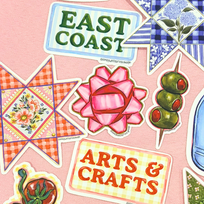 Marigold Quilt Sticker