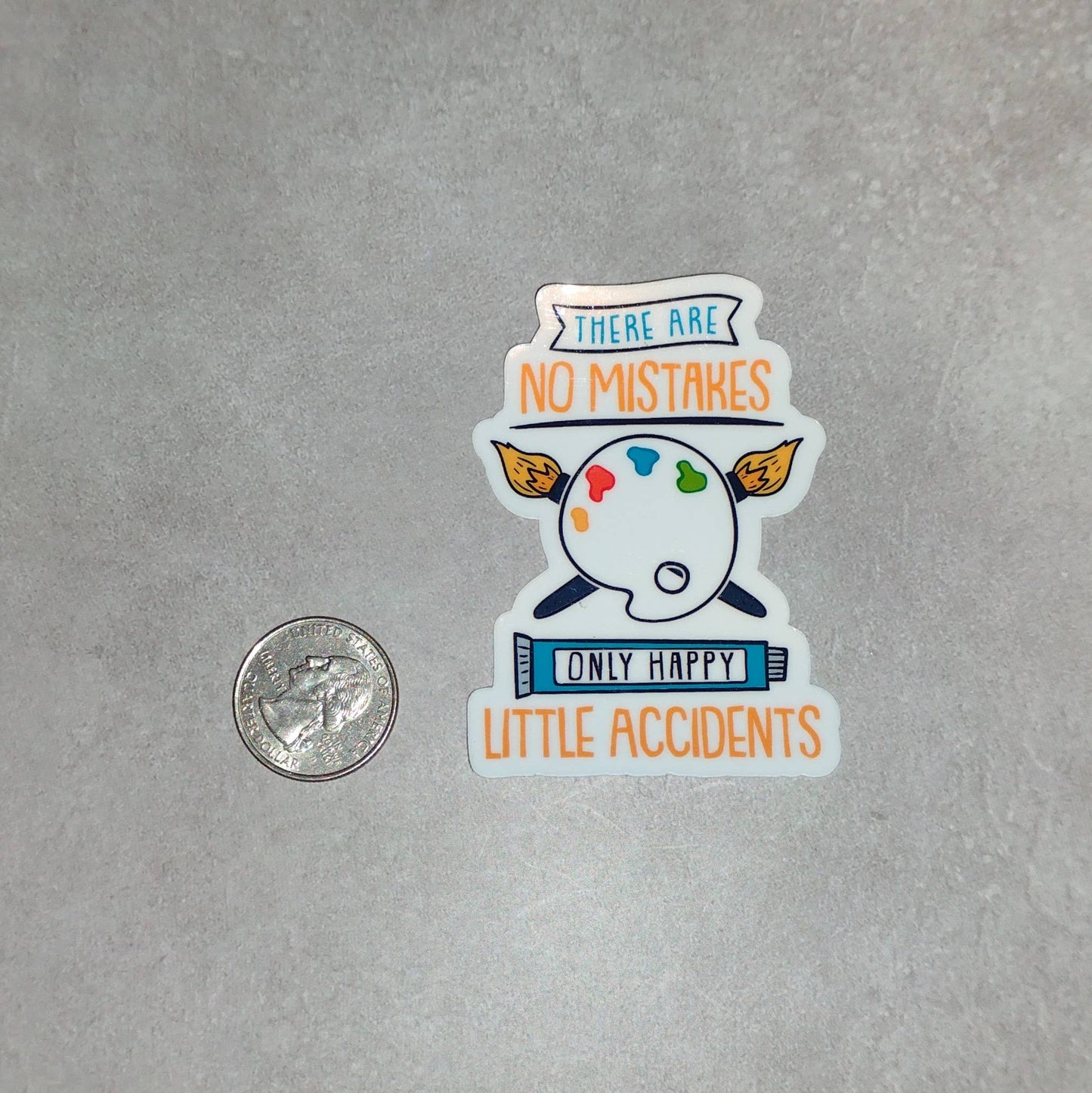 No Mistakes Sticker