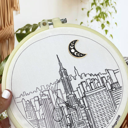Moon and Stars Needle Minder
