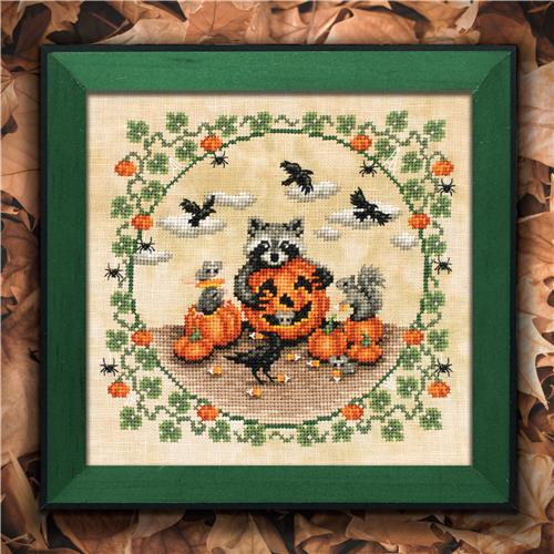 Pumpkin Party by Lola Crow Cross Stitch