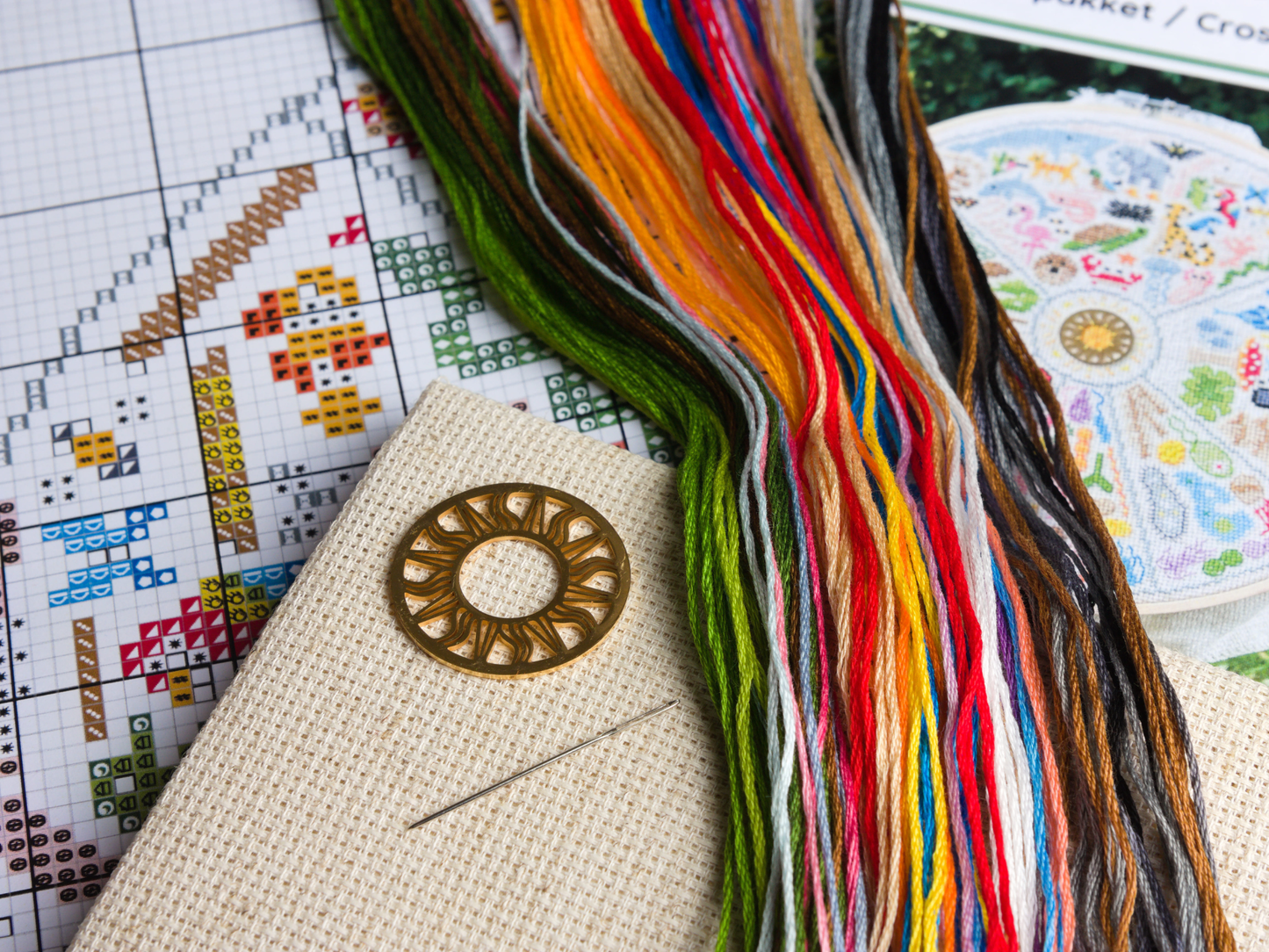 Koninkrijken van het Leven Kruissteekpakket Cross Stitch Kit