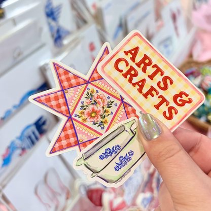Marigold Quilt Sticker