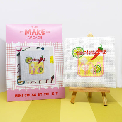 Spicy Margarita Mini Cross Stitch Kit