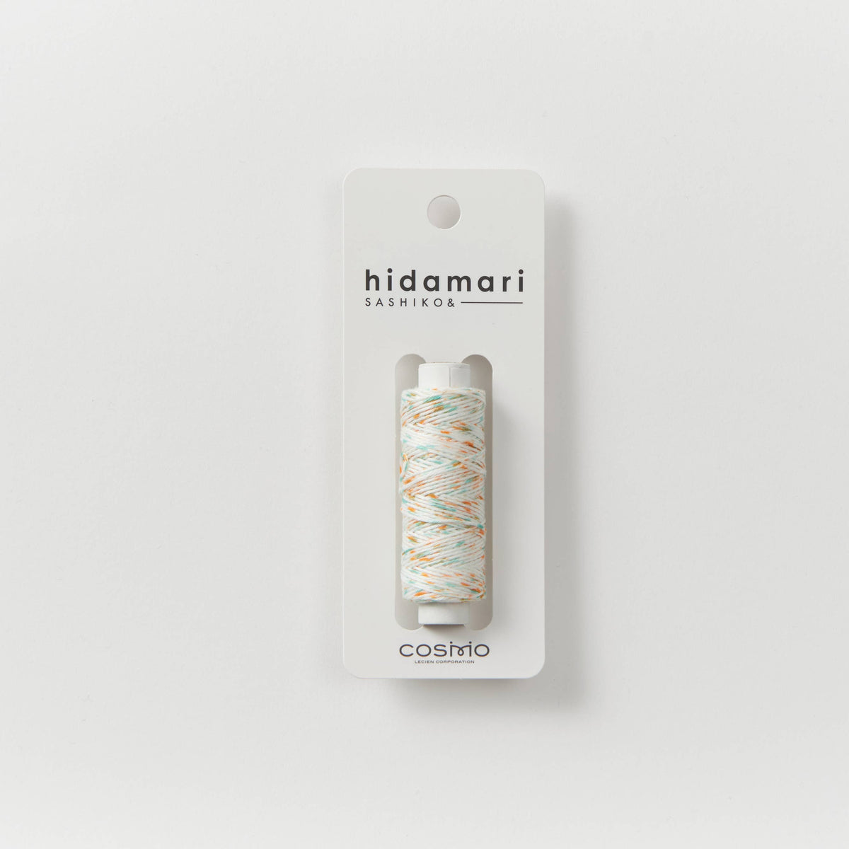Cosmo Hidamari Sashiko Variegated Thread Blue, White, Yellow #105