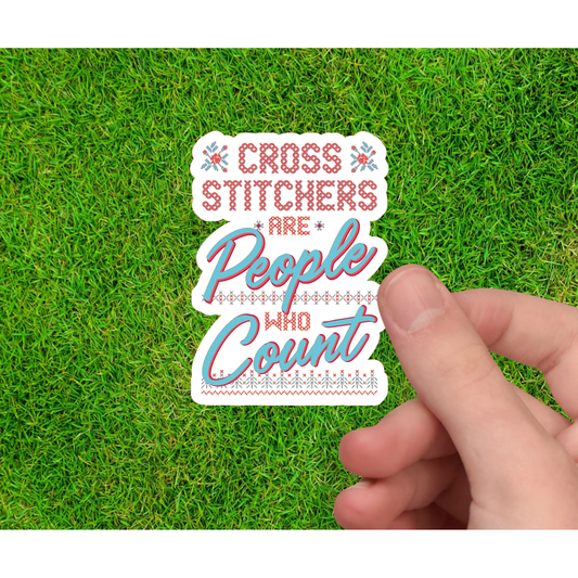 Cross Stitcher Sticker