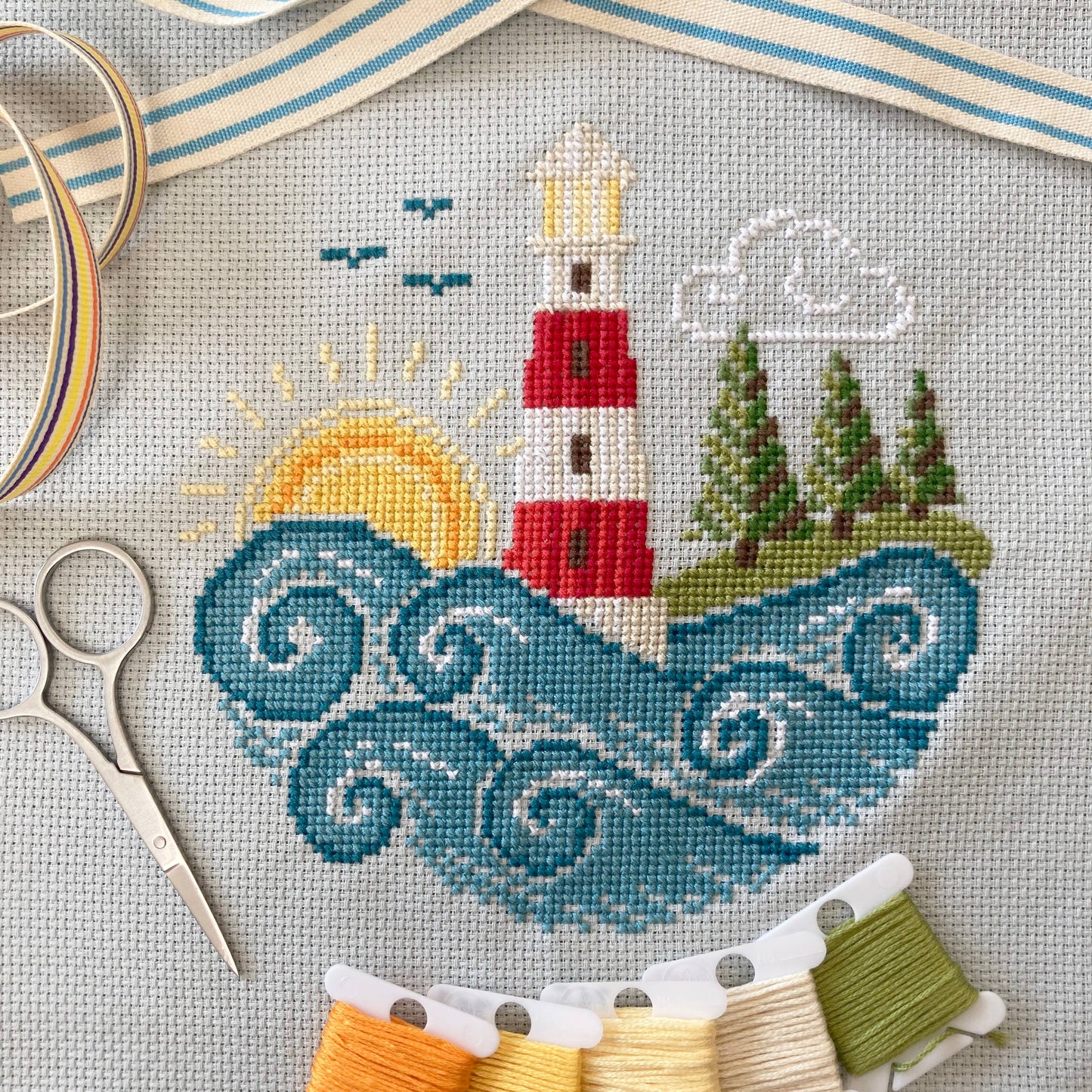 Going Coastal Cross Stitch Kit