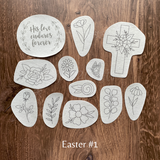 Easter Stick and Stitch Embroidery Designs