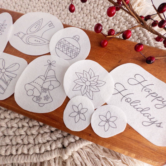 Stick and Stitch Christmas Embroidery Patterns