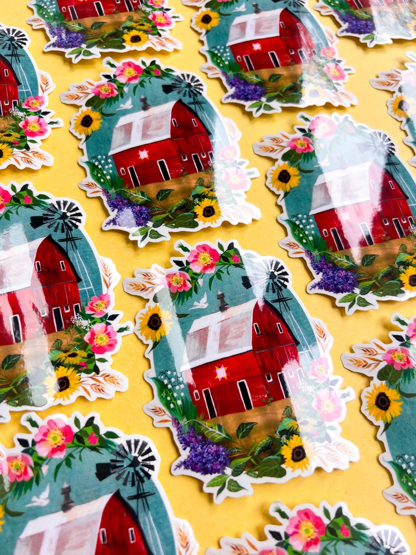 Barn Clear Sticker