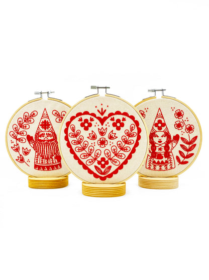 Nordic Heart Embroidery Kit