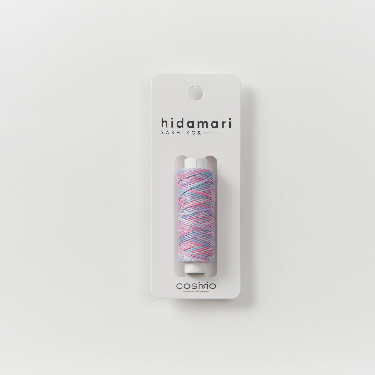 Cosmo Hidamari Sashiko Variegated Thread Blue, White, Yellow #105