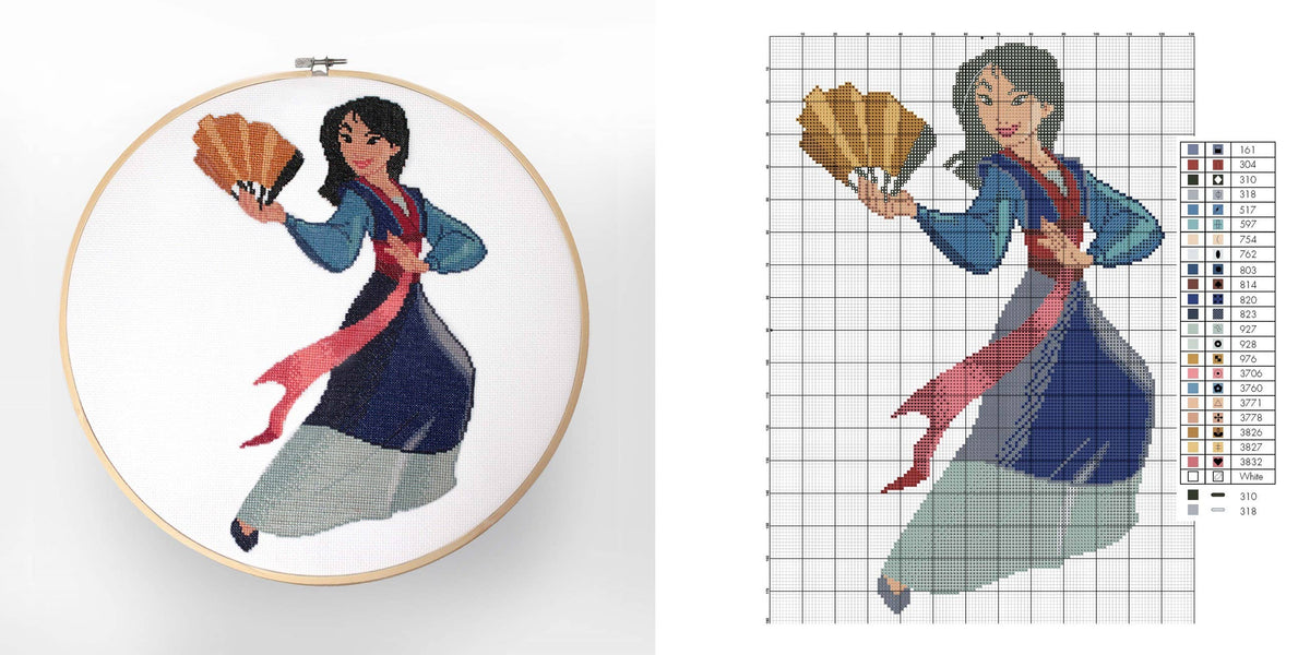 Disney Princess Cross Stitch Book
