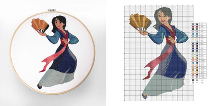 Disney Princess Cross Stitch Book