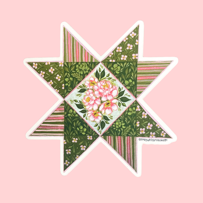 Fern Quilt Sticker