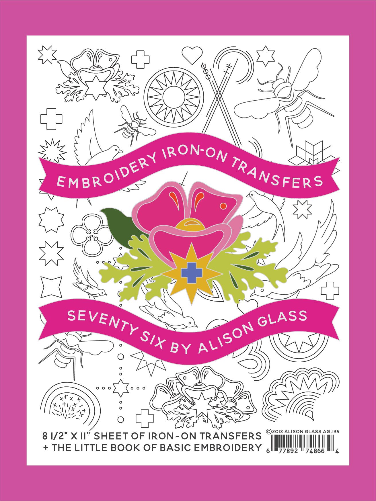 Little Embroidery Seventy Six Iron-On Transfer