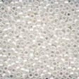 Glass Frosted Seed Beads 60161 Crystal