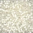 Glass Frosted Seed Beads 60479 White