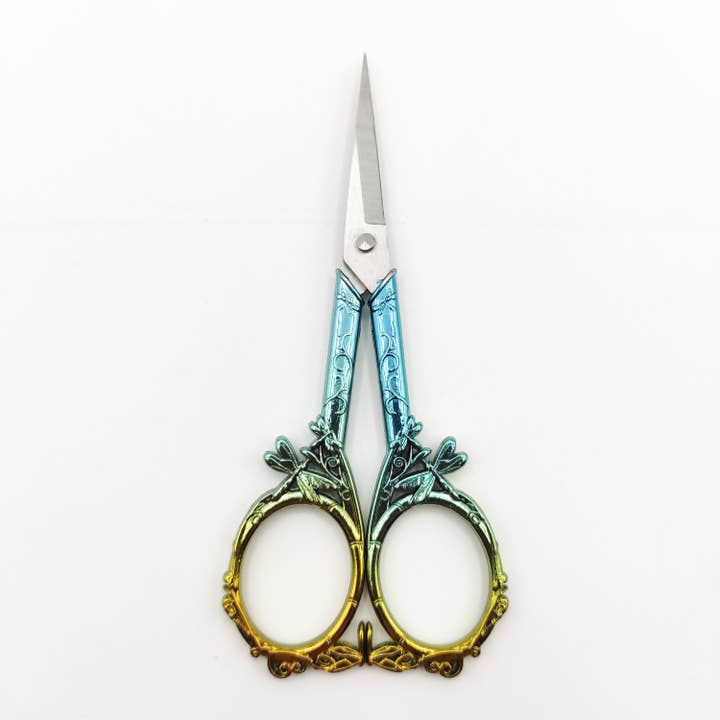 Dragonfly Scissors Green-Yellow