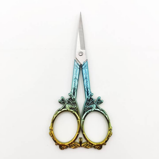Dragonfly Scissors Green-Yellow
