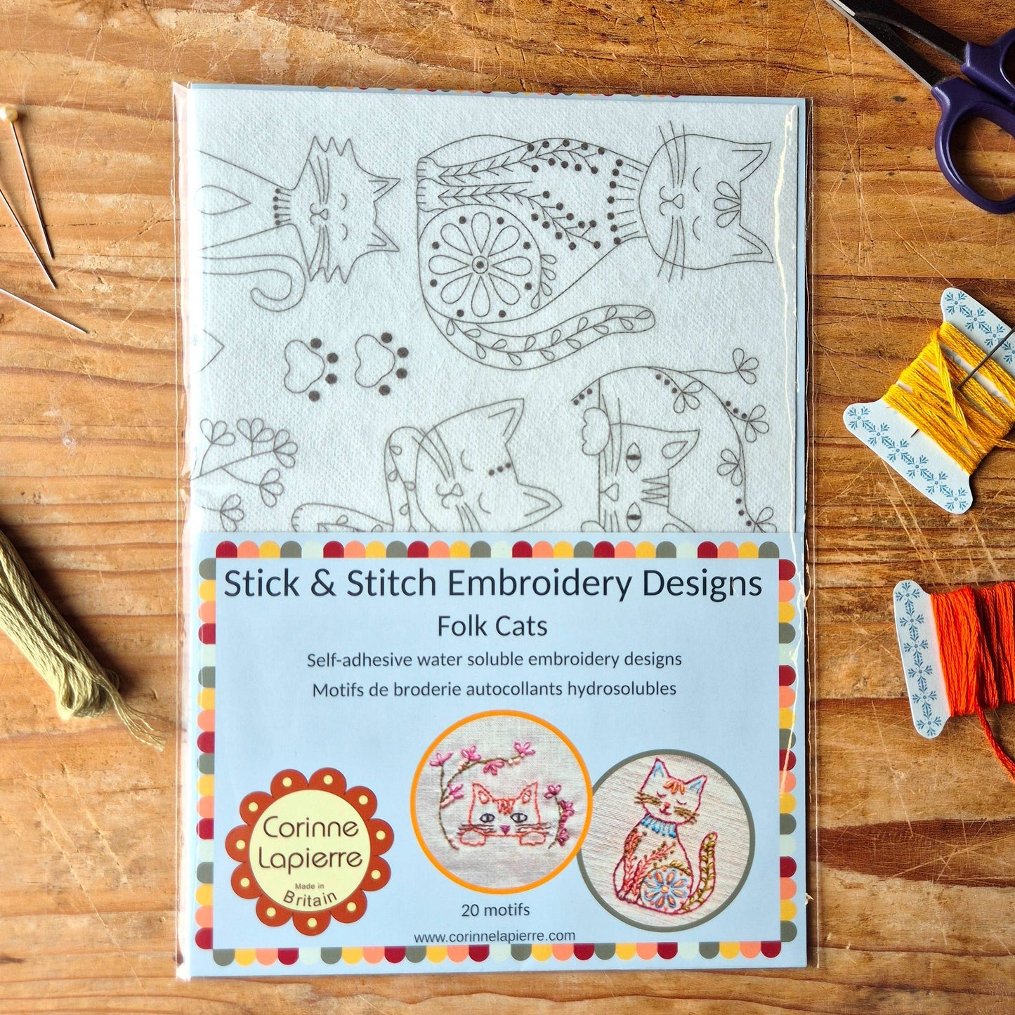 Stick and Stitch Embroidery Folk Birds