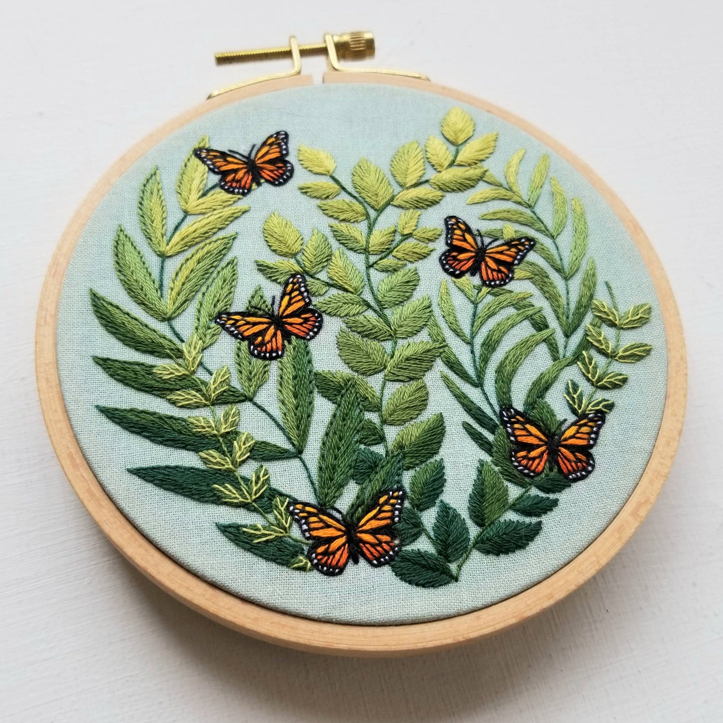 Love Grows Butterfly Hand Embroidery Kit