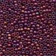 Glass Frosted Seed Beads 62012 Royal Plum