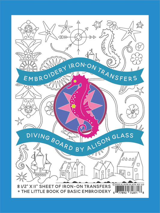Little Embroidery Diving Board Iron-On Transfer