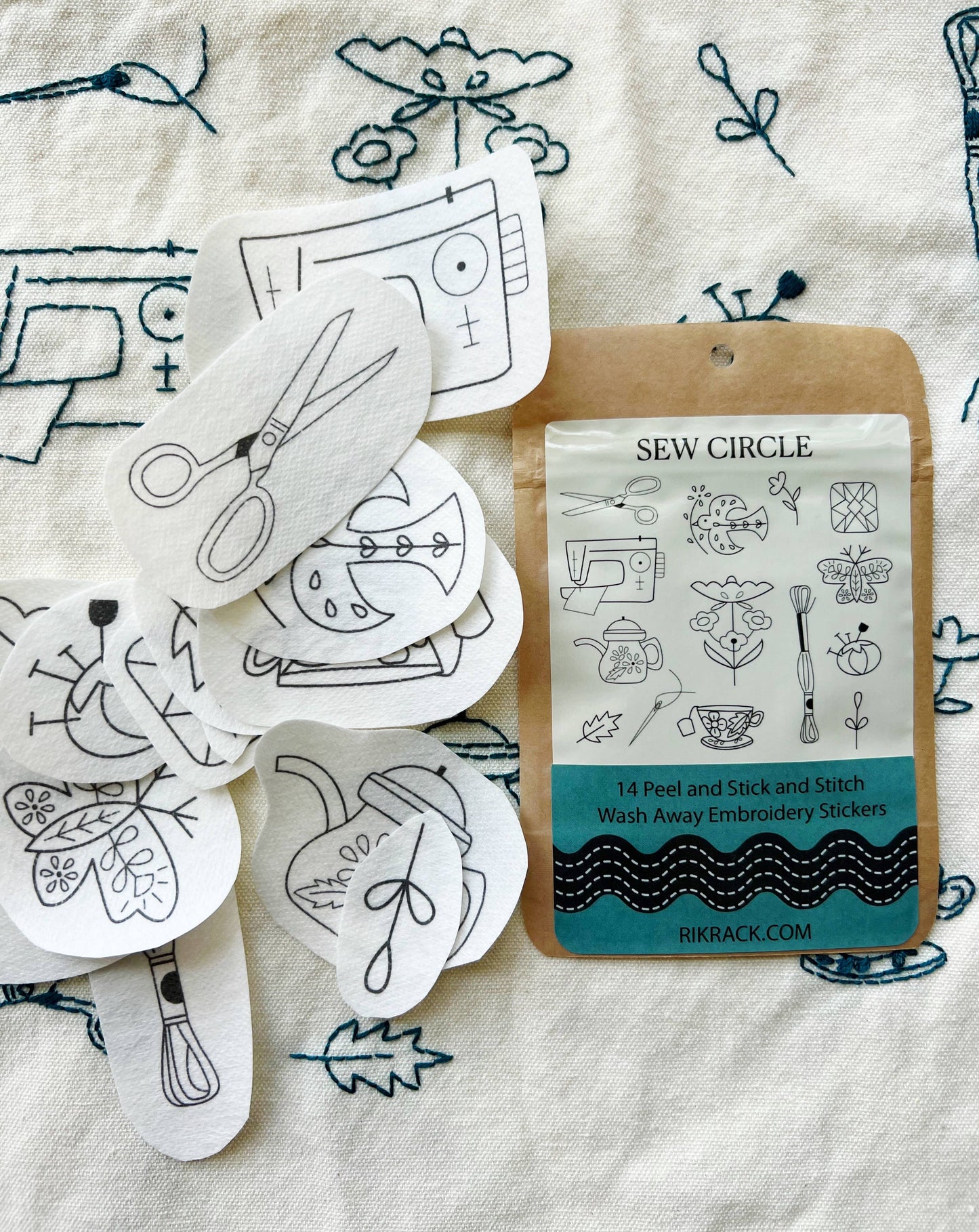 Sew Circle Stick and Stitch Embroidery Patterns