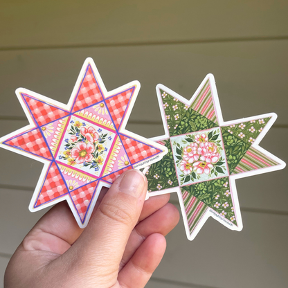 Fern Quilt Sticker