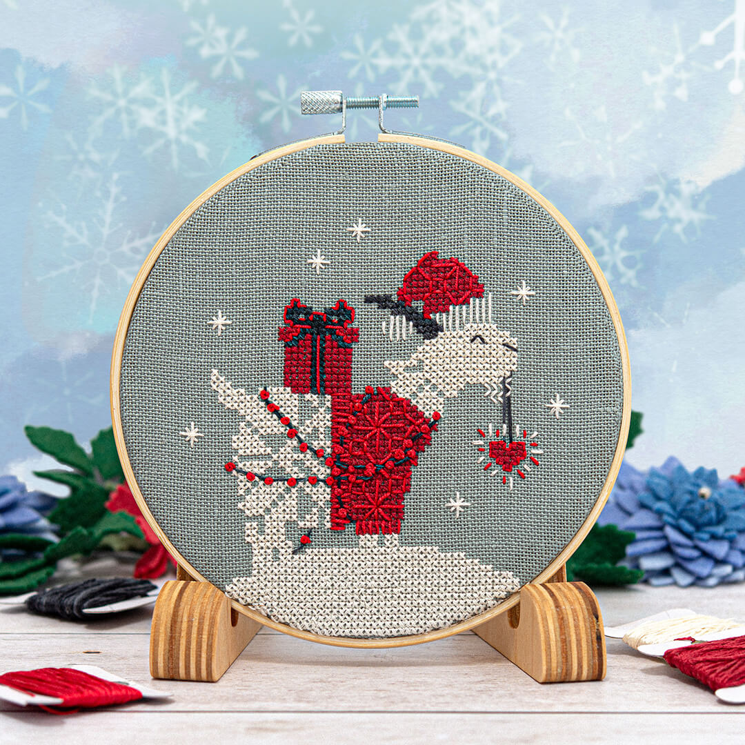 Snowflake Goat Ornament Pattern