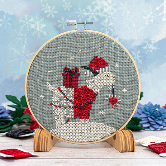 Snowflake Goat Ornament Pattern