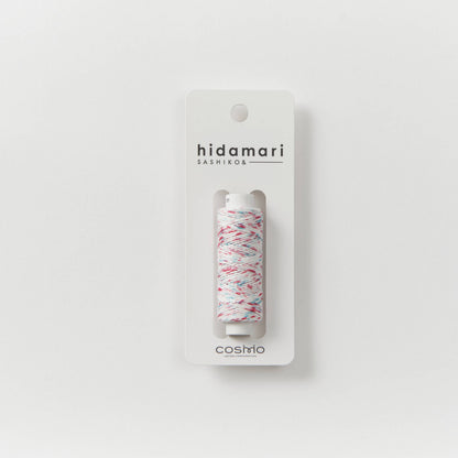 Cosmo Hidamari Sashiko Variegated Thread Blue, White, Yellow #105