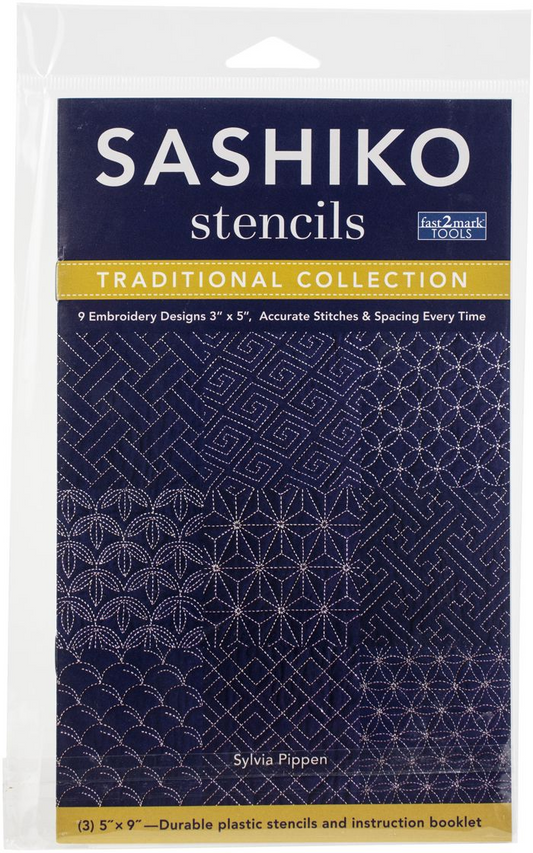 Fast2Mark Tools Sashiko Stencils 9 Designs