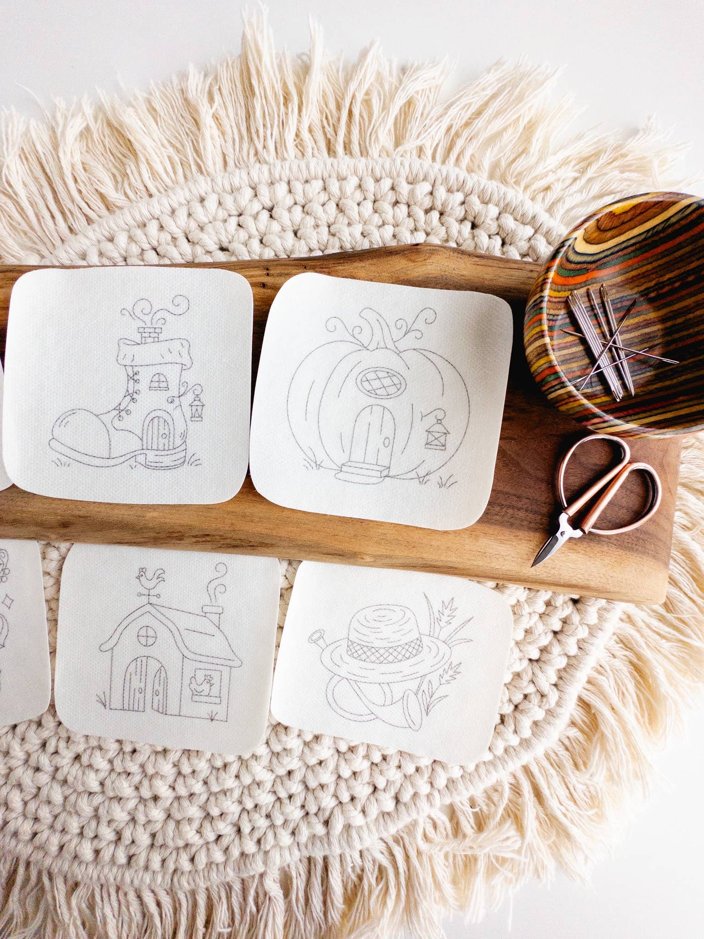 Nursery Rhyme Stick and Stitch Embroidery Patterns