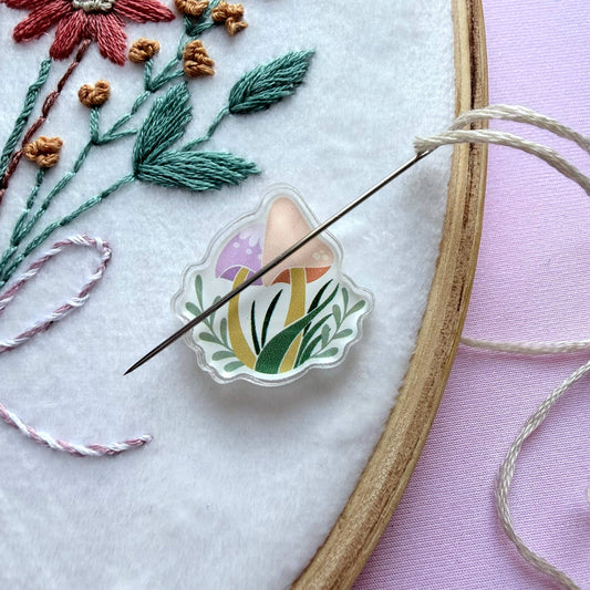Mushroom Garden Needle Minder